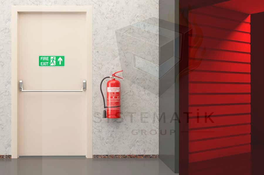 TEK KANAT YANGIN KAPISI E120 VE EI-90