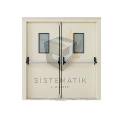 YANGIN KAPISI ��FT KANAT CAMLI